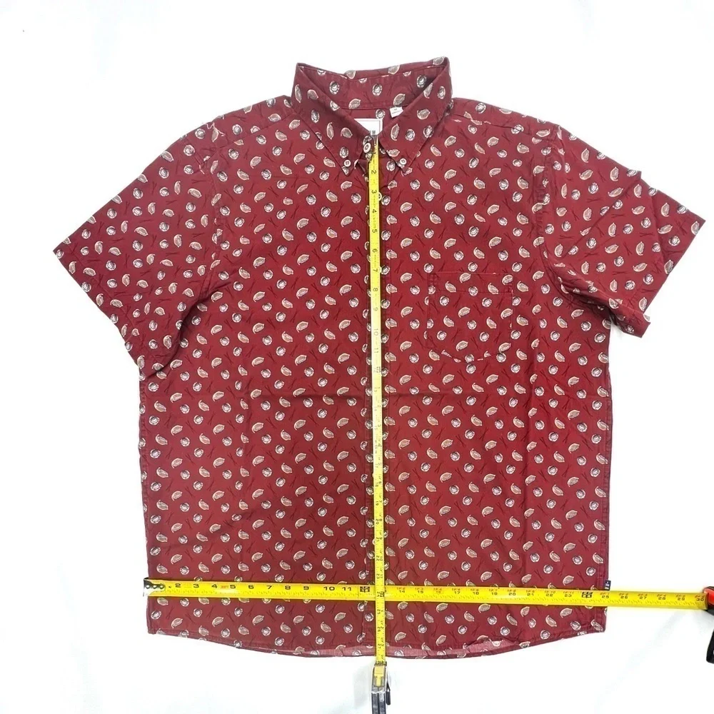 ROWN XL MENS Short Sleeve Casual Button Down - Picture 3 of 6